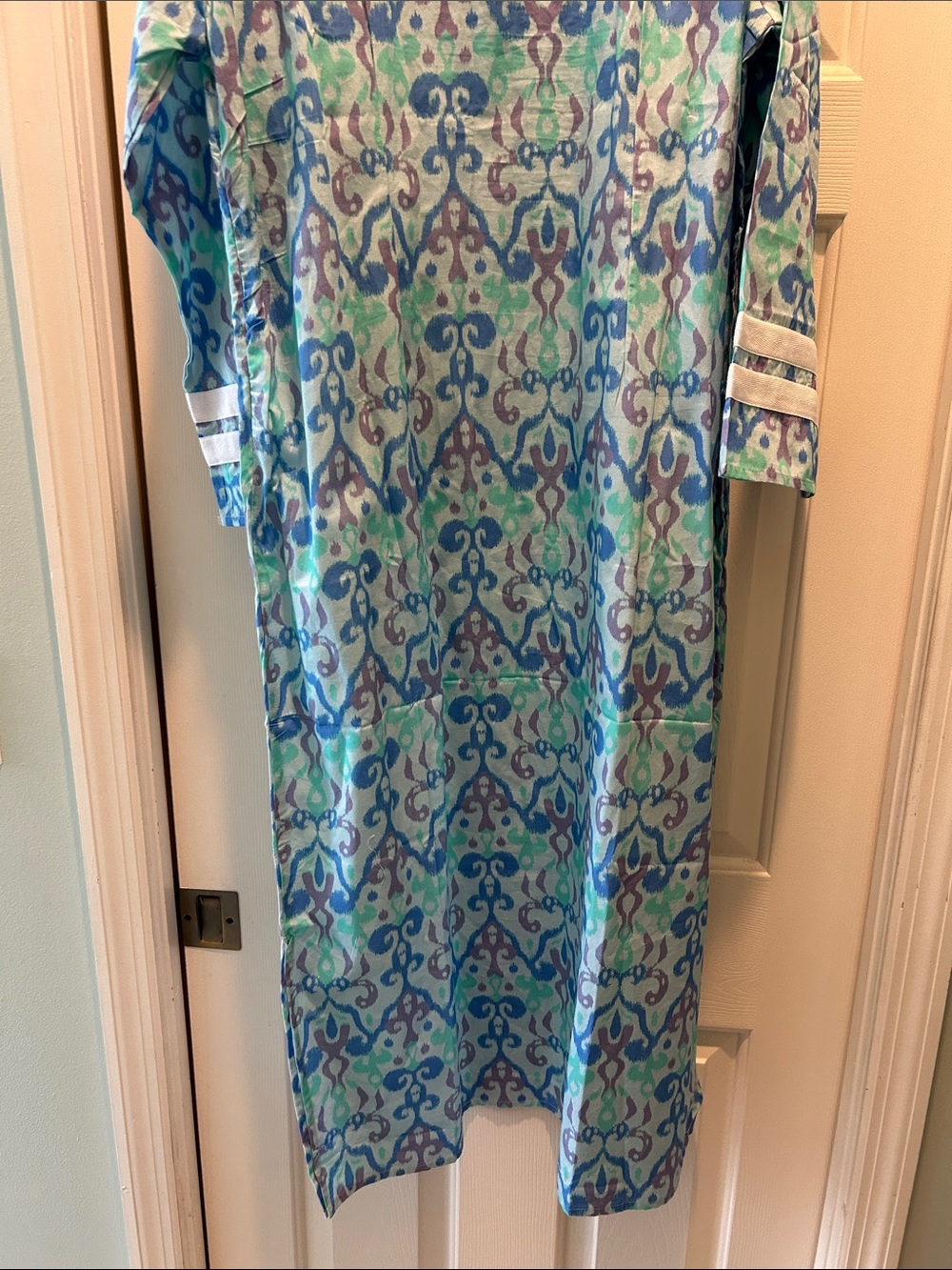 Sail to Sable Coastal colors Collar Shift/Tunic - Picture 7 of 9